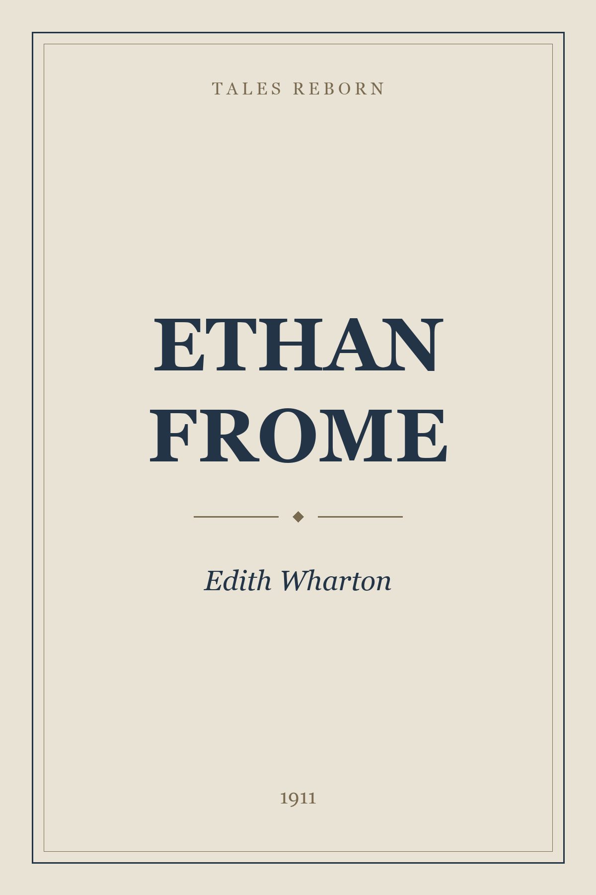 Ethan Frome cover