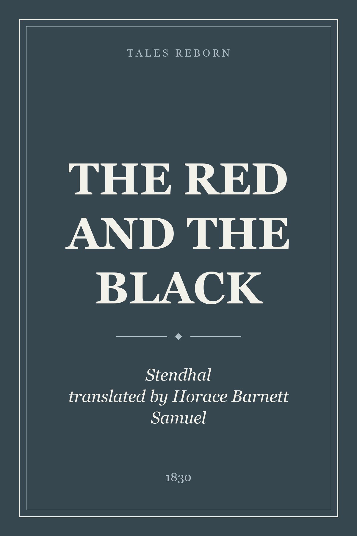 The Red and the Black cover